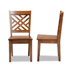 Lot de chaises de salle à manger Caron en bois - Baxton Studio