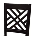 Lot de chaises de salle à manger Caron en bois - Baxton Studio