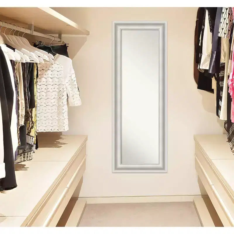 Miroir de porte pleine longueur encadré Amanti Art, 20 x 54, pour salon