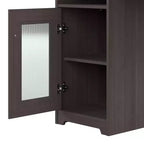 Bureau d'ordinateur d'angle 60W Cabot avec huche - Bush Furniture