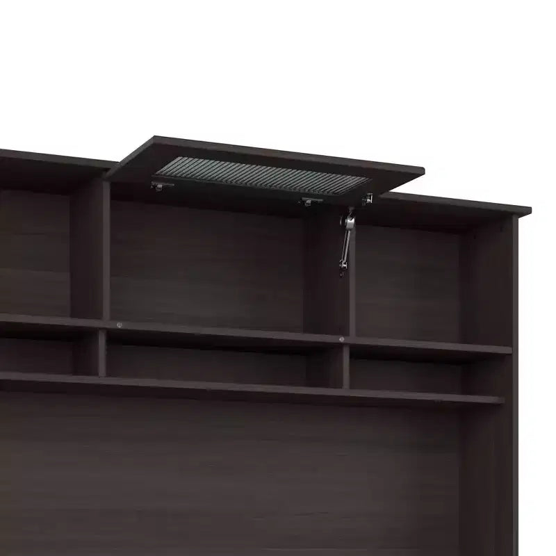 Bureau d'ordinateur d'angle 60W Cabot avec huche - Bush Furniture