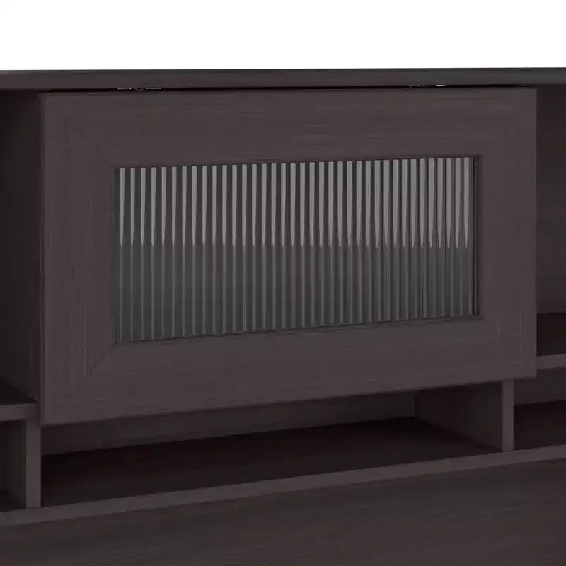 Bureau d'ordinateur d'angle 60W Cabot avec huche - Bush Furniture