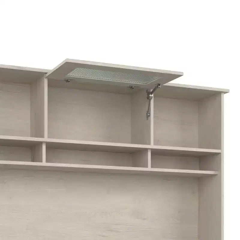 Bureau d'ordinateur d'angle 60W Cabot avec huche - Bush Furniture