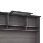 Bureau d'ordinateur d'angle 60W Cabot avec huche - Bush Furniture