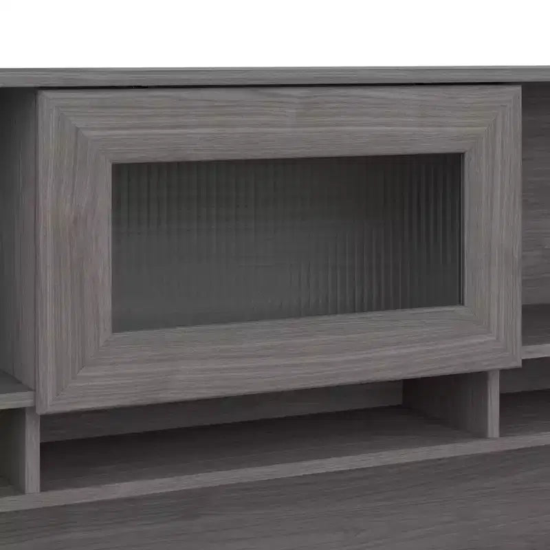 Bureau d'ordinateur d'angle 60W Cabot avec huche - Bush Furniture