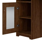 Bureau d'ordinateur d'angle 60W Cabot avec huche - Bush Furniture