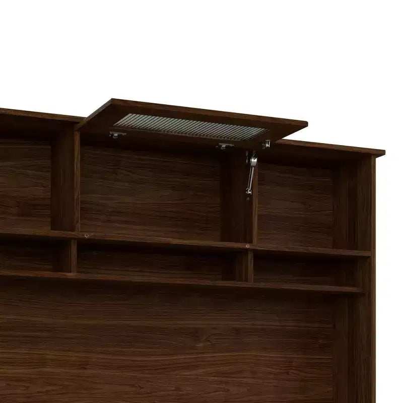 Bureau d'ordinateur d'angle 60W Cabot avec huche - Bush Furniture