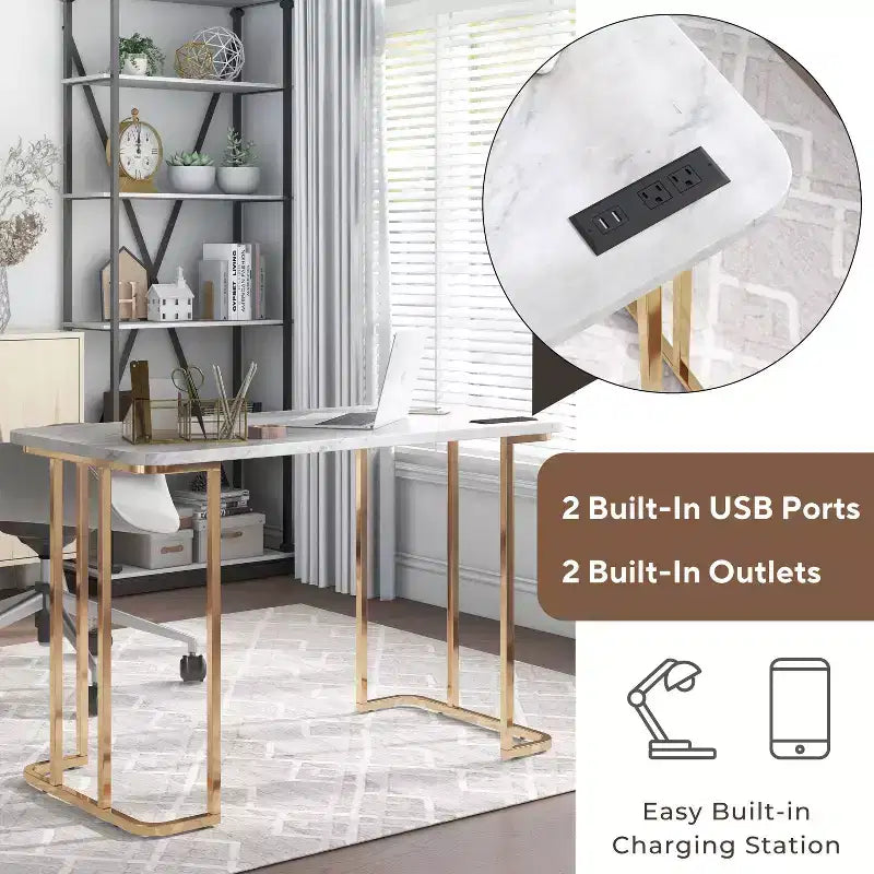Bureau d'écriture Sourin 24/7 Shop At Home avec prise USB