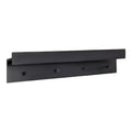 36 x 7.5 x 4.5 Levie Wood Wall Shelf Ledge with Knobs - Kate & Laurel All Things Decor