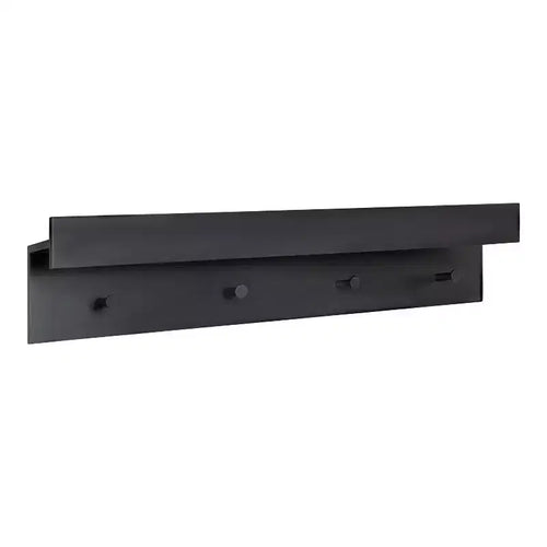 36 x 7.5 x 4.5 Levie Wood Wall Shelf Ledge with Knobs - Kate & Laurel All Things Decor