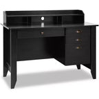 Costway Bureau Informatique PC Portable Table d'Écriture Poste de Travail Meuble d'Étude pour Étudiant