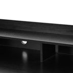 Costway Bureau Informatique PC Portable Table d'Écriture Poste de Travail Meuble d'Étude pour Étudiant
