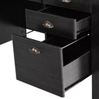 Costway Bureau Informatique PC Portable Table d'Écriture Poste de Travail Meuble d'Étude pour Étudiant