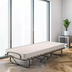 Lit d'appoint pliant Costway avec matelas en mousse à mémoire de forme pour invité supplémentaire