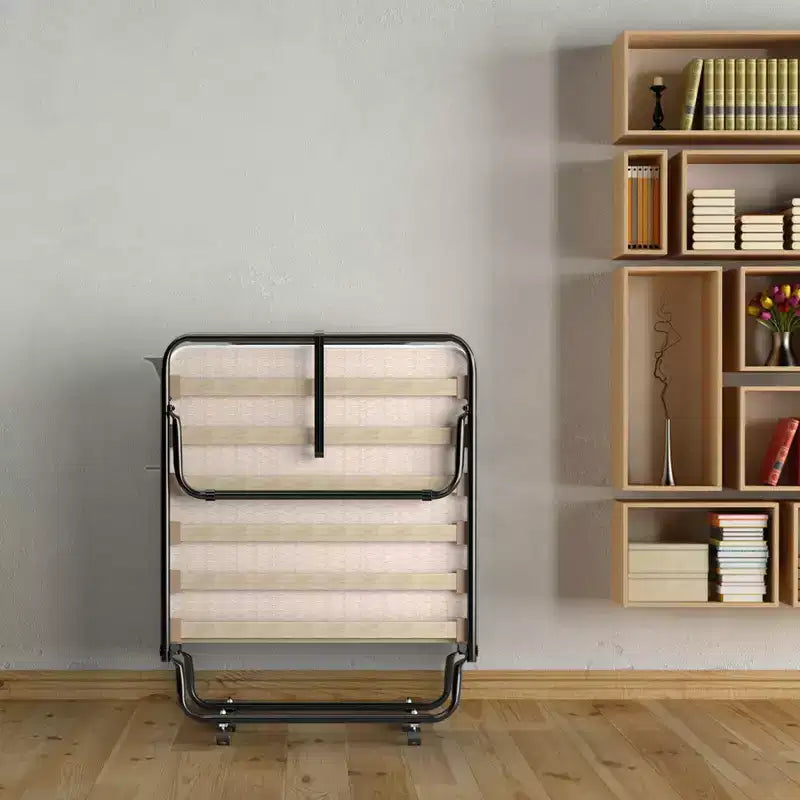 Lit d'appoint pliant Costway avec matelas en mousse à mémoire de forme pour invité supplémentaire