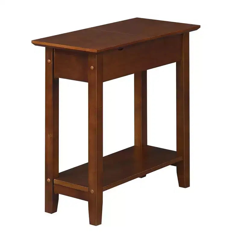 Table d'appoint relevable American Heritage avec station de charge et étagère - Breighton Home