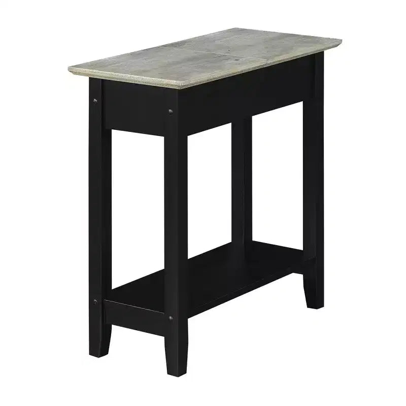 Table d'appoint relevable American Heritage avec station de charge et étagère - Breighton Home