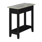 Table d'appoint relevable American Heritage avec station de charge et étagère - Breighton Home