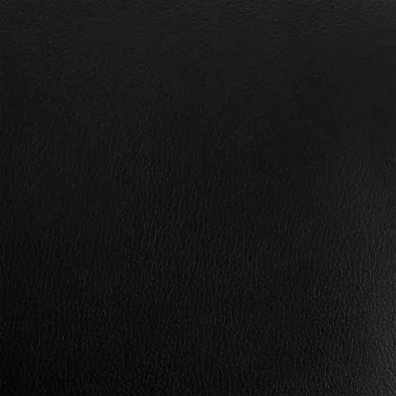 Tabouret de bar pivotant Brigden de 26 po de hauteur de comptoir avec similicuir et métal noir - Armen Living