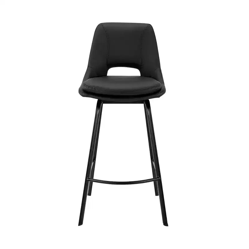 Tabouret de bar pivotant Carise 30 po en similicuir – Armen Living