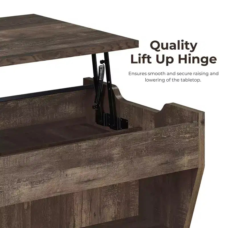 24/7 Magasin À Domicile Table Basse Relevable Hadrien