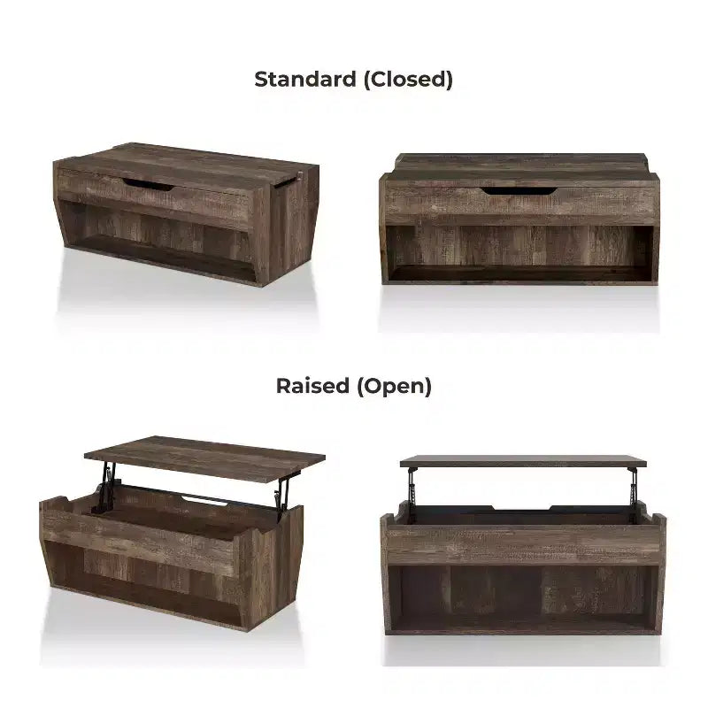 24/7 Magasin À Domicile Table Basse Relevable Hadrien