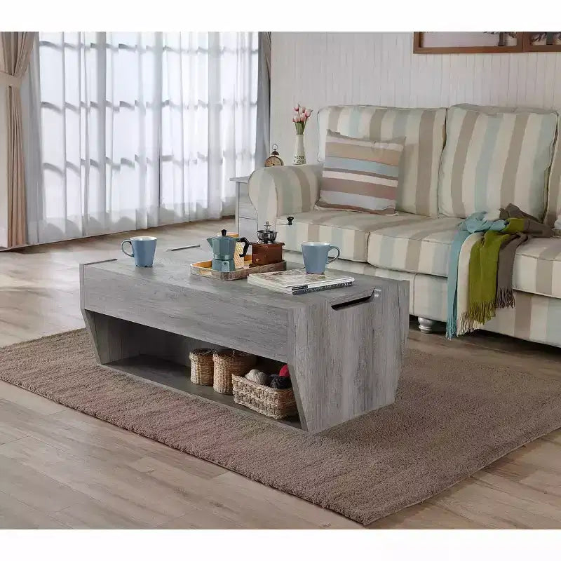 24/7 Magasin À Domicile Table Basse Relevable Hadrien