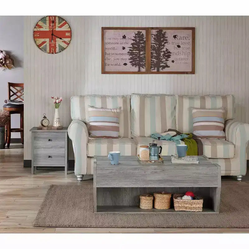 24/7 Magasin À Domicile Table Basse Relevable Hadrien