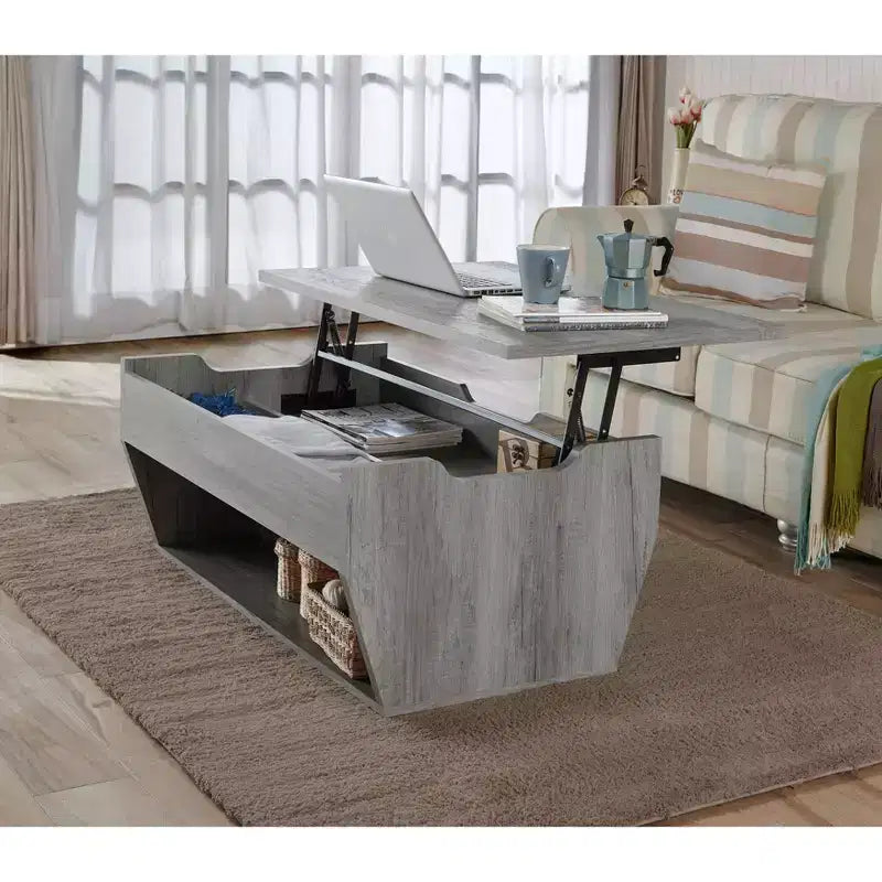 24/7 Magasin À Domicile Table Basse Relevable Hadrien