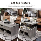 24/7 Magasin À Domicile Table Basse Relevable Hadrien