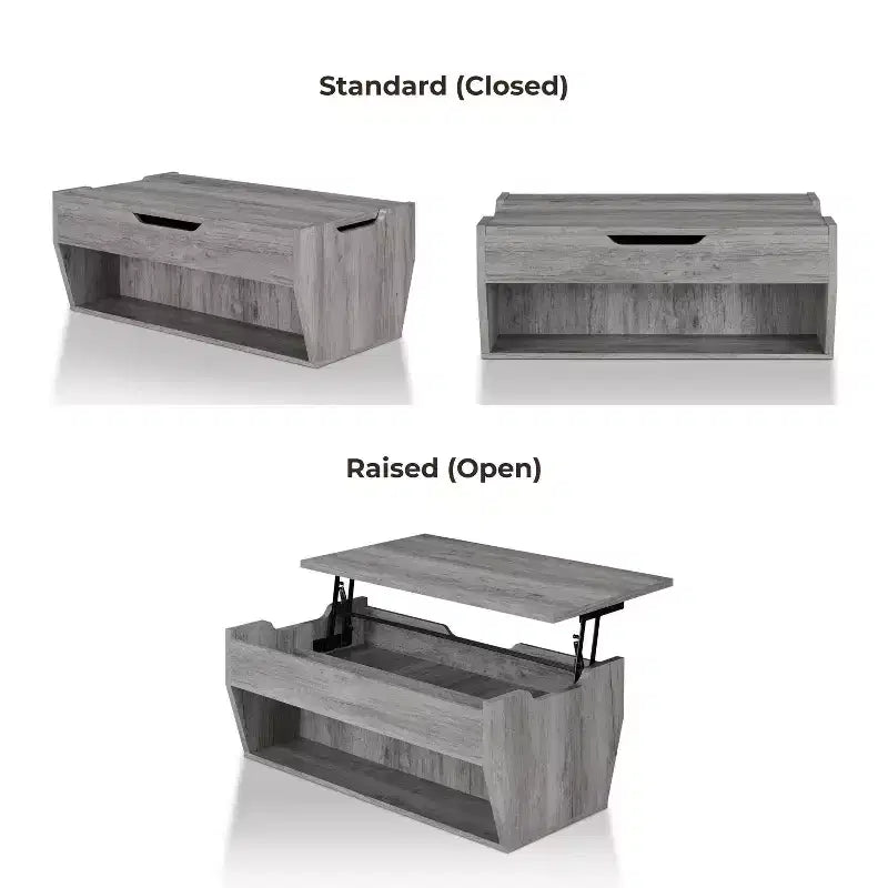 24/7 Magasin À Domicile Table Basse Relevable Hadrien
