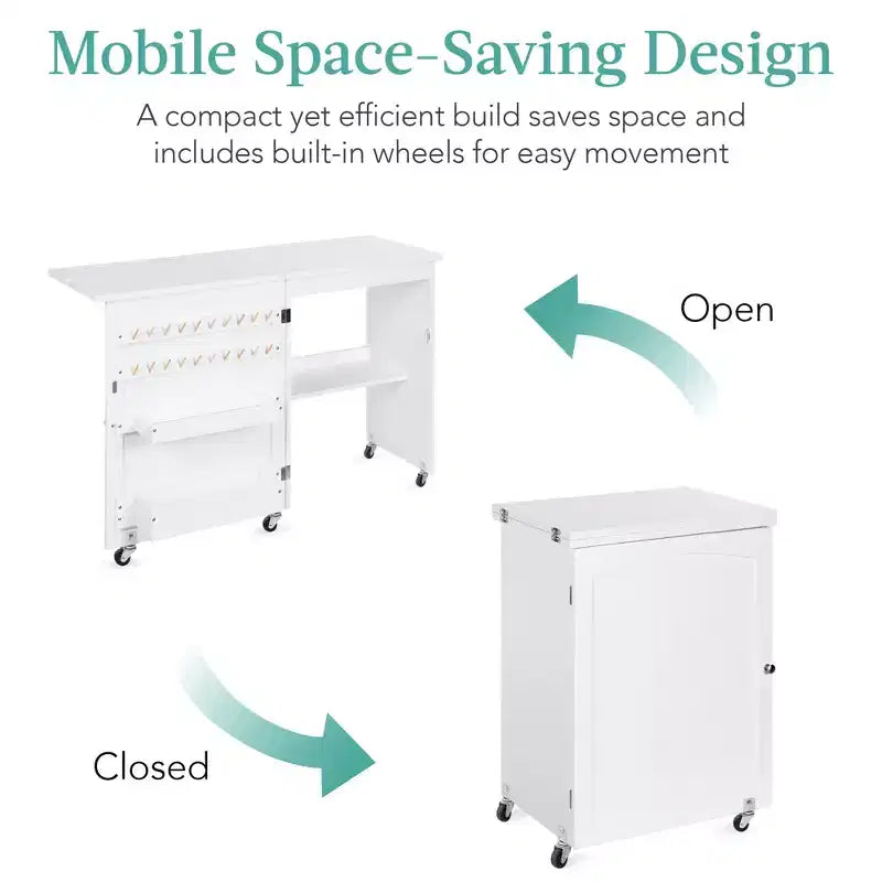 Table et bureau pour machine à coudre Best Choice Products avec rangement et tiroirs pour loisirs créatifs