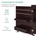 Table et bureau pour machine à coudre Best Choice Products avec rangement et tiroirs pour loisirs créatifs