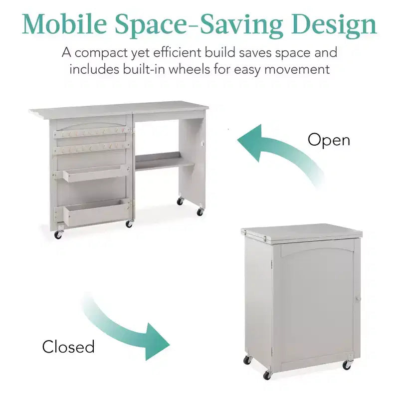Table et bureau pour machine à coudre Best Choice Products avec rangement et tiroirs pour loisirs créatifs