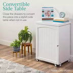 Table et bureau pour machine à coudre Best Choice Products avec rangement et tiroirs pour loisirs créatifs