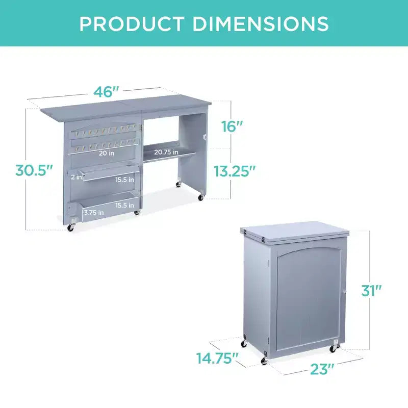Table et bureau pour machine à coudre Best Choice Products avec rangement et tiroirs pour loisirs créatifs