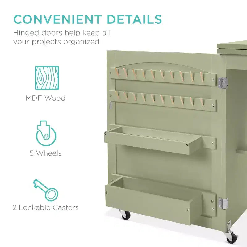Table et bureau pour machine à coudre Best Choice Products avec rangement et tiroirs pour loisirs créatifs