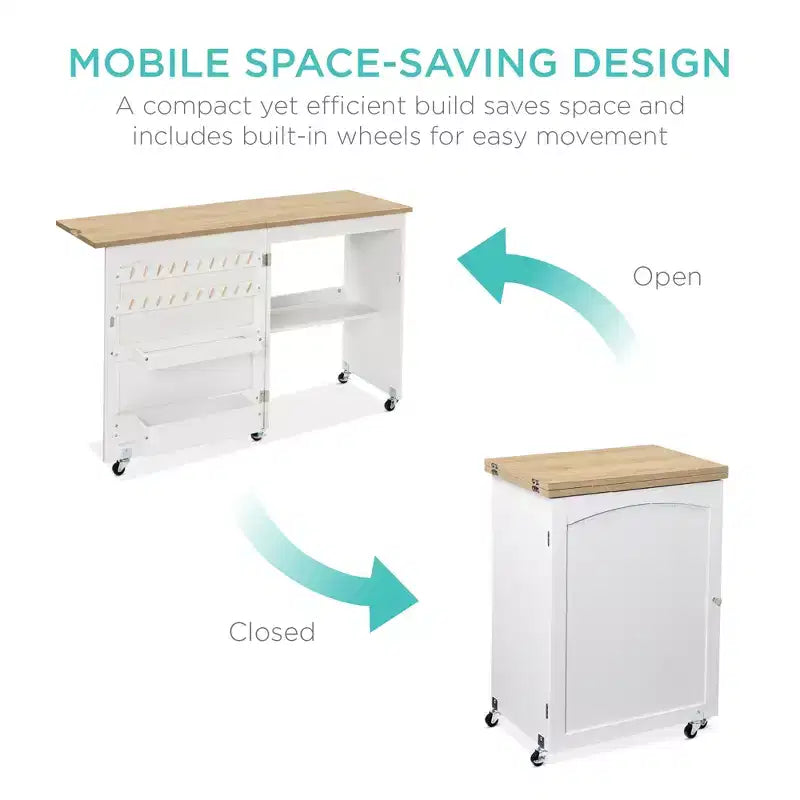 Table et bureau pour machine à coudre Best Choice Products avec rangement et tiroirs pour loisirs créatifs