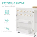 Table et bureau pour machine à coudre Best Choice Products avec rangement et tiroirs pour loisirs créatifs