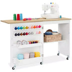 Table et bureau pour machine à coudre Best Choice Products avec rangement et tiroirs pour loisirs créatifs