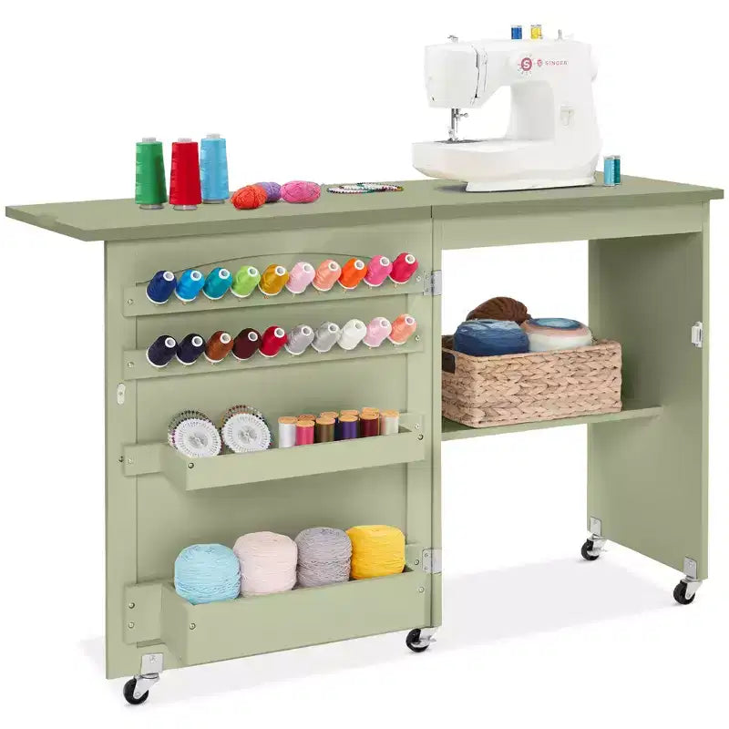 Table et bureau pour machine à coudre Best Choice Products avec rangement et tiroirs pour loisirs créatifs