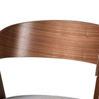 Lot de 2 chaises de salle à manger Danton en tissu et bois - Baxton Studio