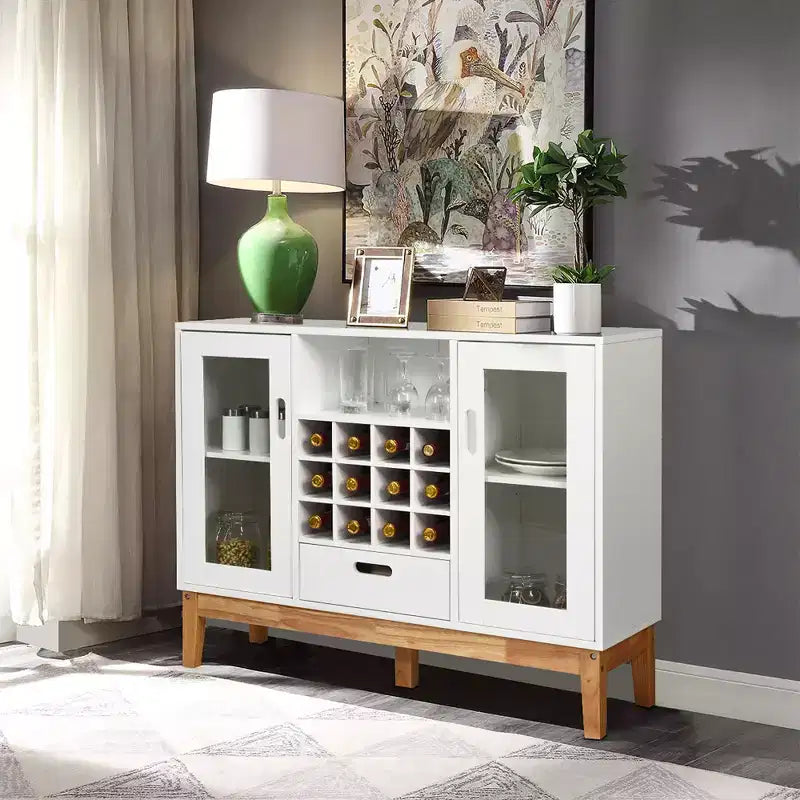 Meuble de rangement en bois Costway avec étagère et tiroir