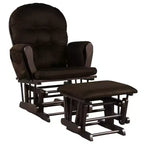 Costway Fauteuil à Bascule et Repose-Pieds pour Bébé avec Coussin