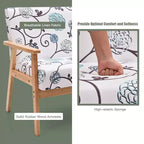 Costway Canapé Loveseat Moderne en Tissu Rembourré 2 Places avec Accoudoirs en Bois