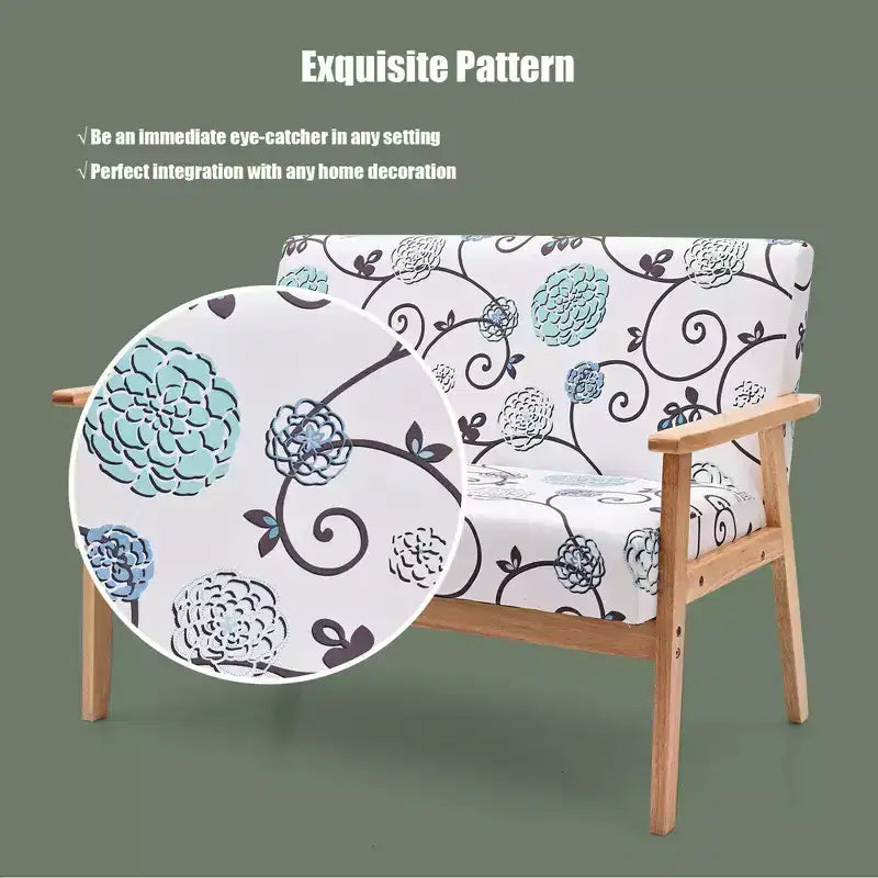 Costway Canapé Loveseat Moderne en Tissu Rembourré 2 Places avec Accoudoirs en Bois