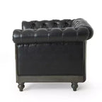 Fauteuil Club Chesterfield Capitoué Castalia avec Clous Décoratifs Midnight – Christopher Knight Home