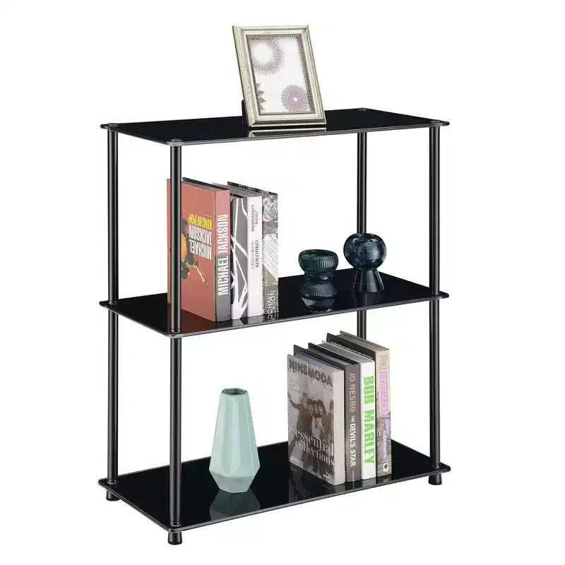 26.5 Étagère classique en verre à 3 niveaux Designs2Go - Breighton Home