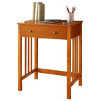 Breighton Home Repose Bureau de style Mission avec tiroir coulissant pour clavier
