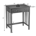 Breighton Home Repose Bureau de style Mission avec tiroir coulissant pour clavier